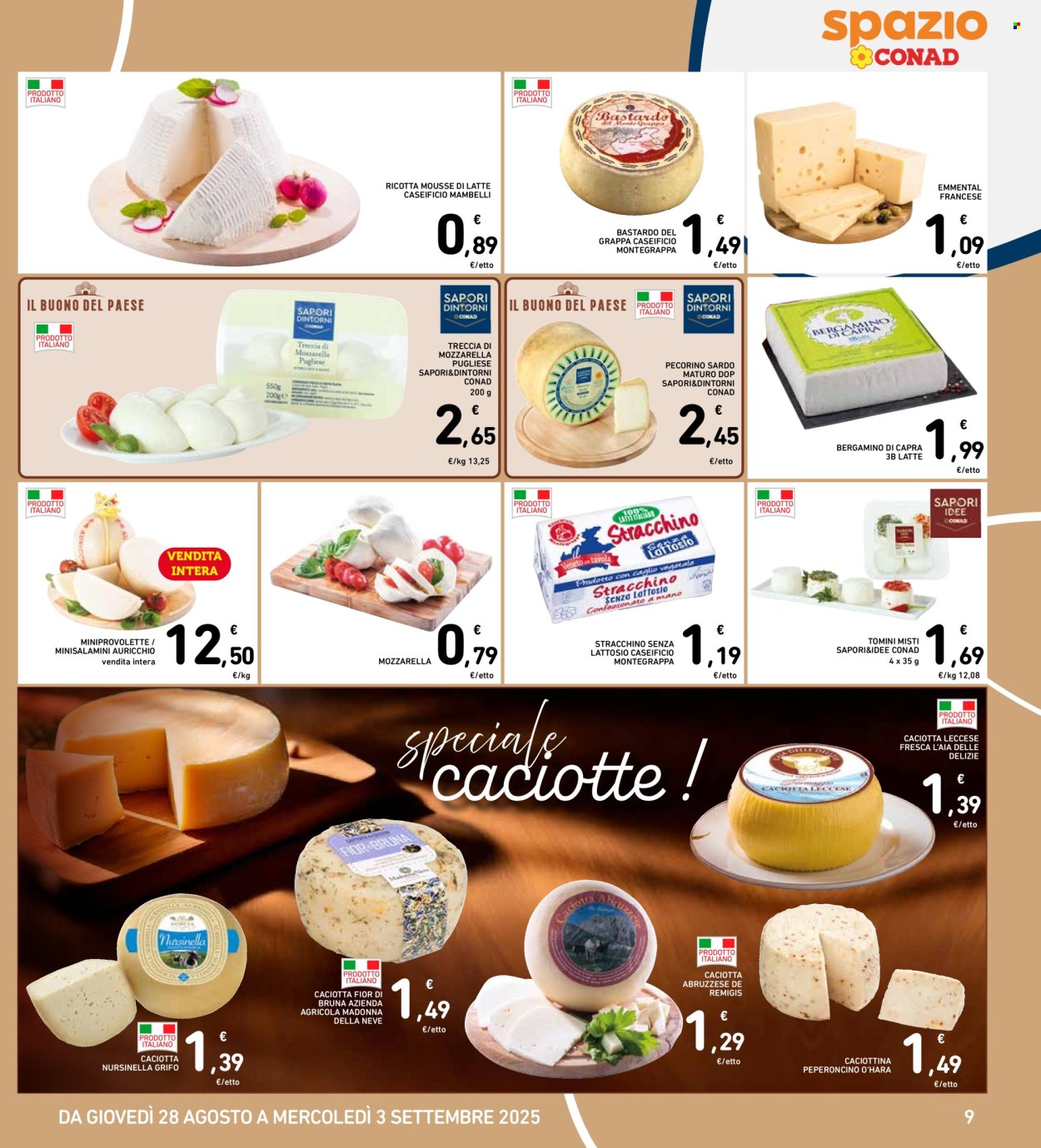 Volantino Spazio Conad - 28/8/2025 - 3/9/2025. Pagina 9