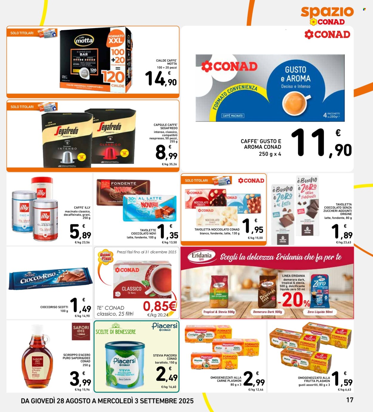 Volantino Spazio Conad - 28/8/2025 - 3/9/2025. Pagina 17
