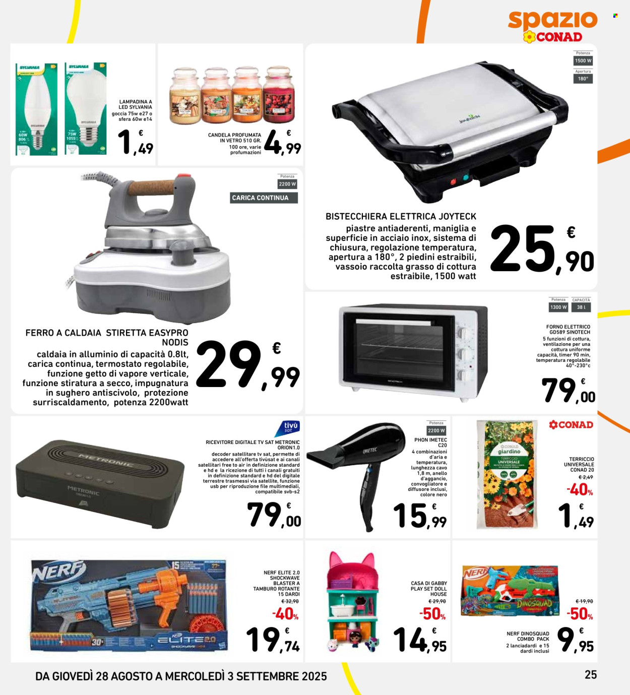 Volantino Spazio Conad - 28/8/2025 - 3/9/2025. Pagina 25