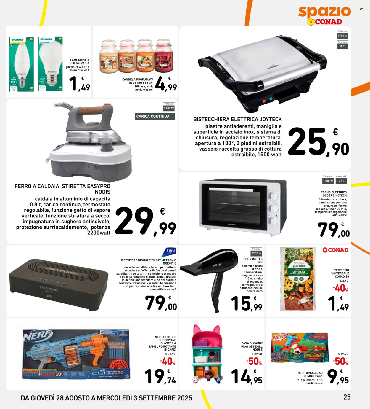 Volantino Spazio Conad - 28/8/2025 - 3/9/2025. Pagina 25