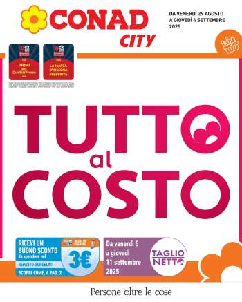 Volantino Conad City - 29/8/2025 - 4/9/2025.