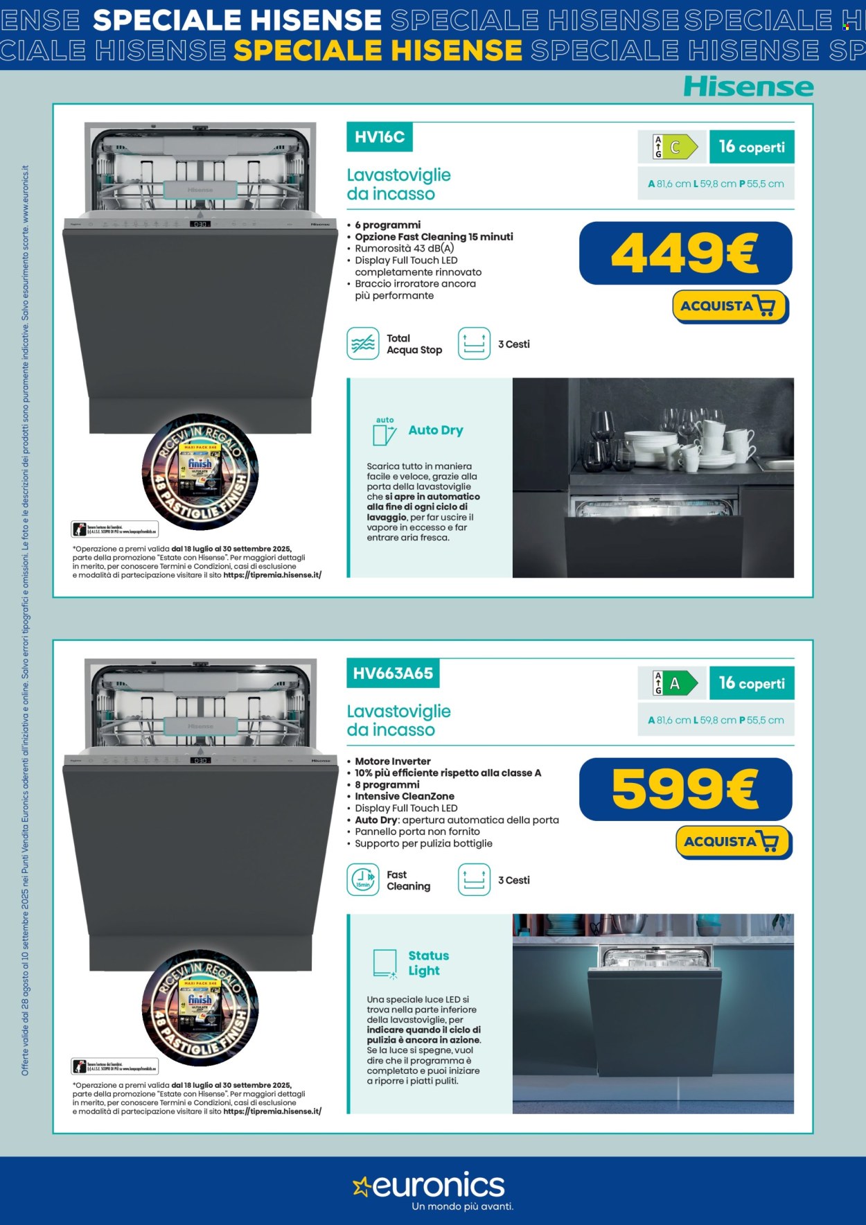 Volantino Euronics - 28/8/2025 - 10/9/2025. Pagina 3