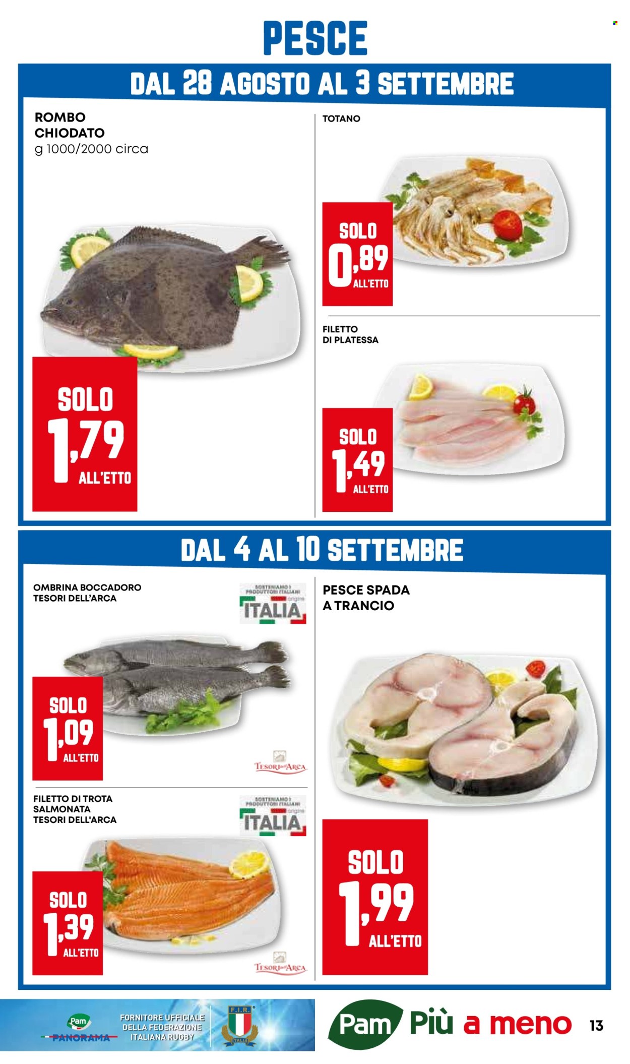 Volantino Pam Panorama - 28/8/2025 - 10/9/2025. Pagina 13