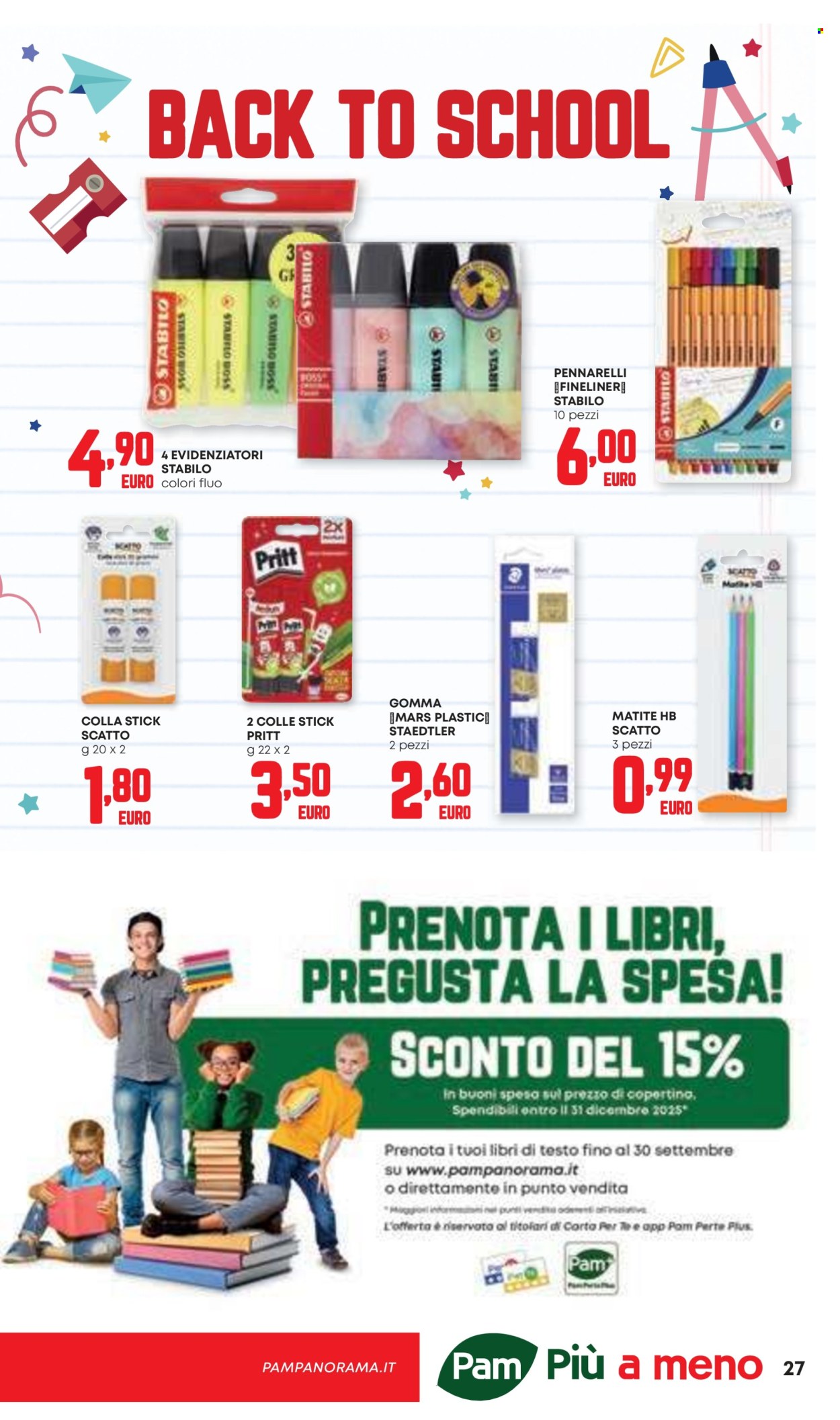 Volantino Pam Panorama - 28/8/2025 - 10/9/2025. Pagina 27