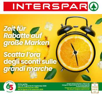 Volantino Interspar - 28/8/2025 - 10/9/2025.