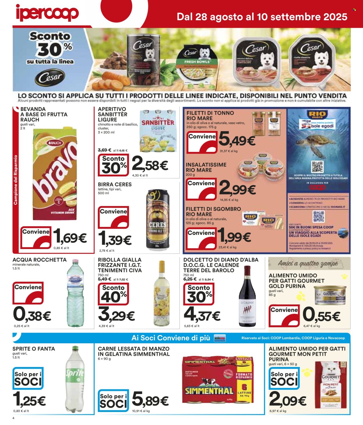 Volantino Coop - 28/8/2025 - 10/9/2025. Pagina 4
