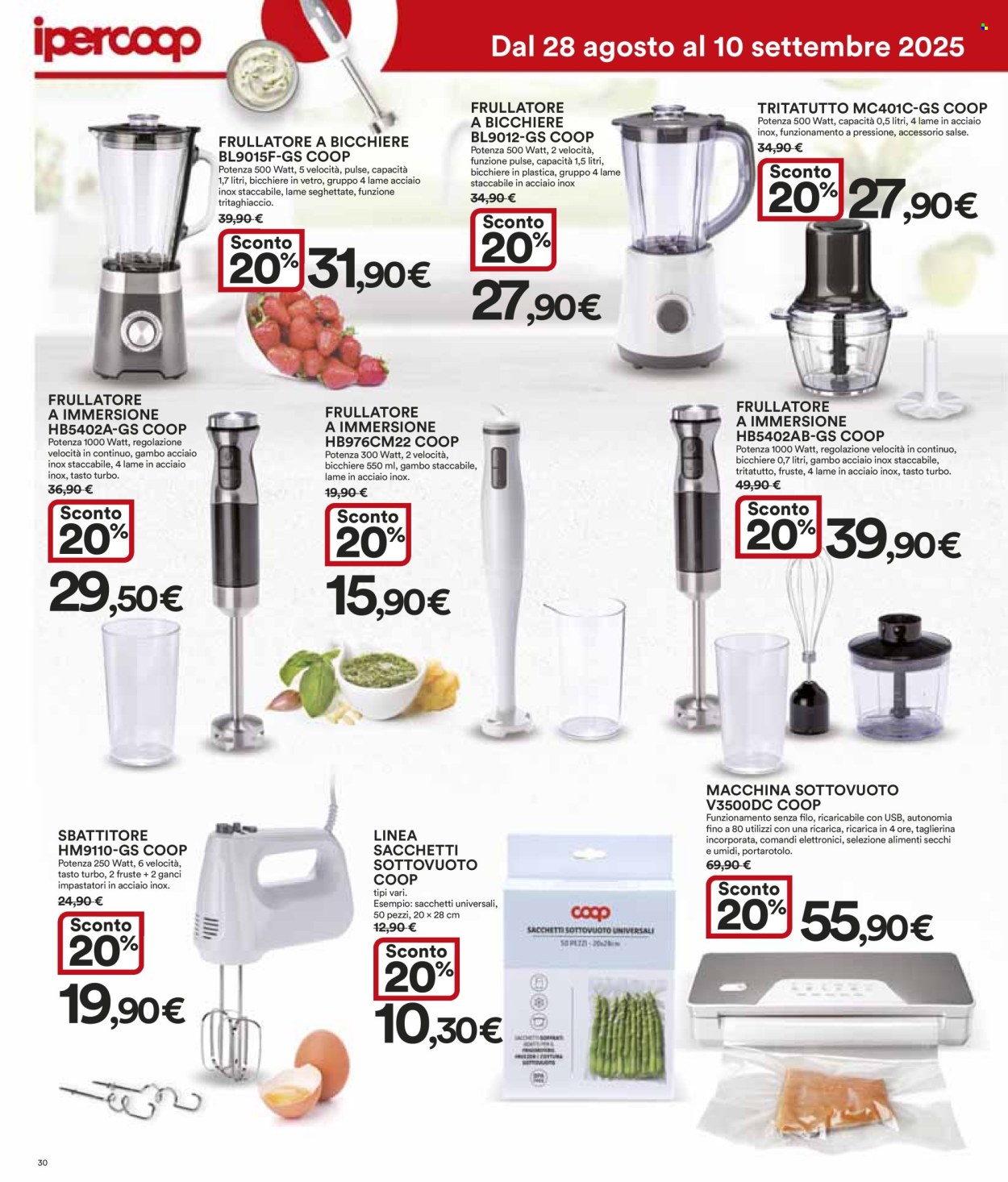 Volantino Coop - 28/8/2025 - 10/9/2025. Pagina 30