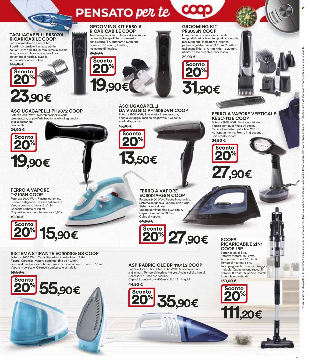 Volantino Coop - 28/8/2025 - 10/9/2025. Pagina 31