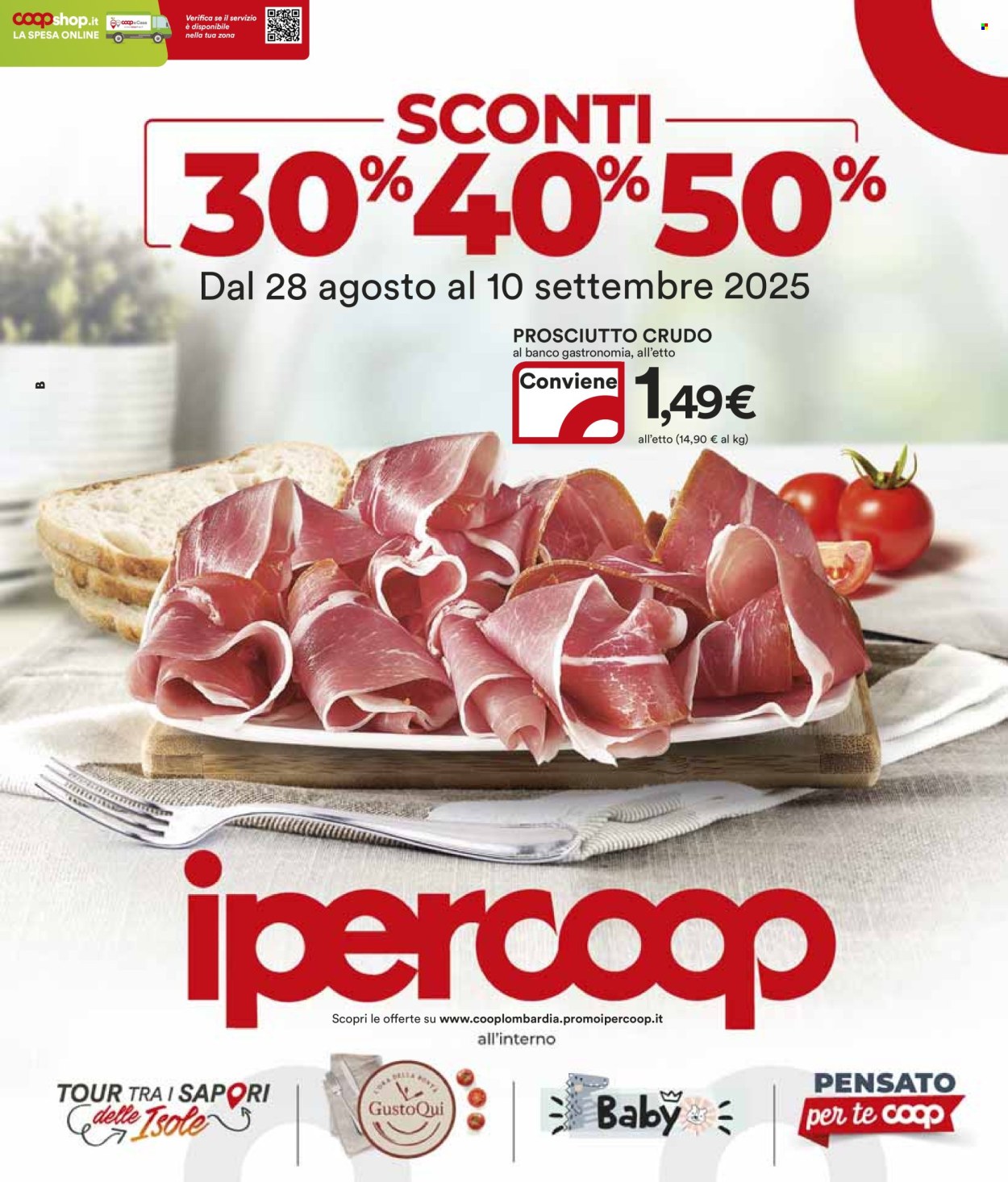 Volantino Coop - 28/8/2025 - 10/9/2025. Pagina 1