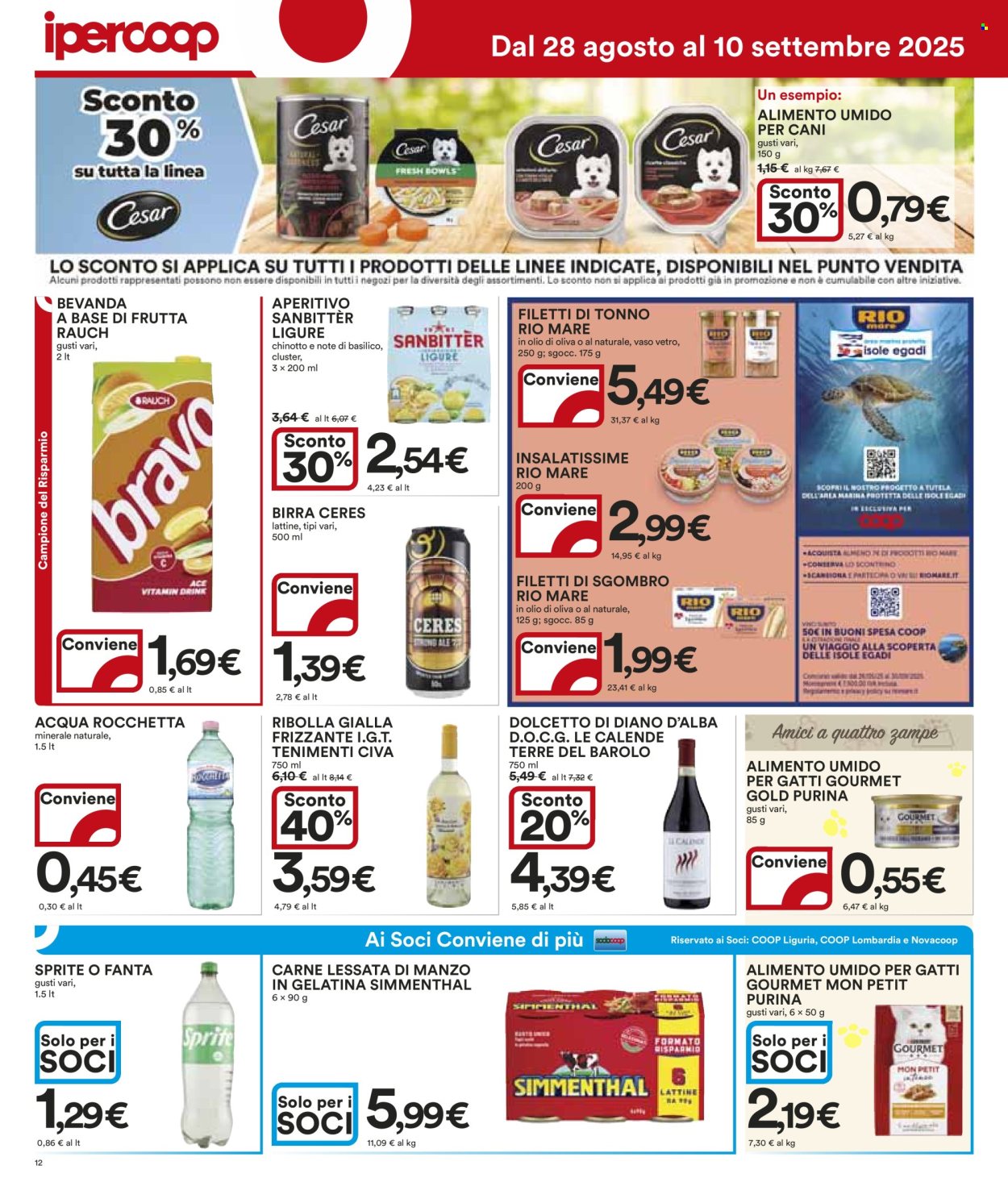 Volantino Coop - 28/8/2025 - 10/9/2025. Pagina 12