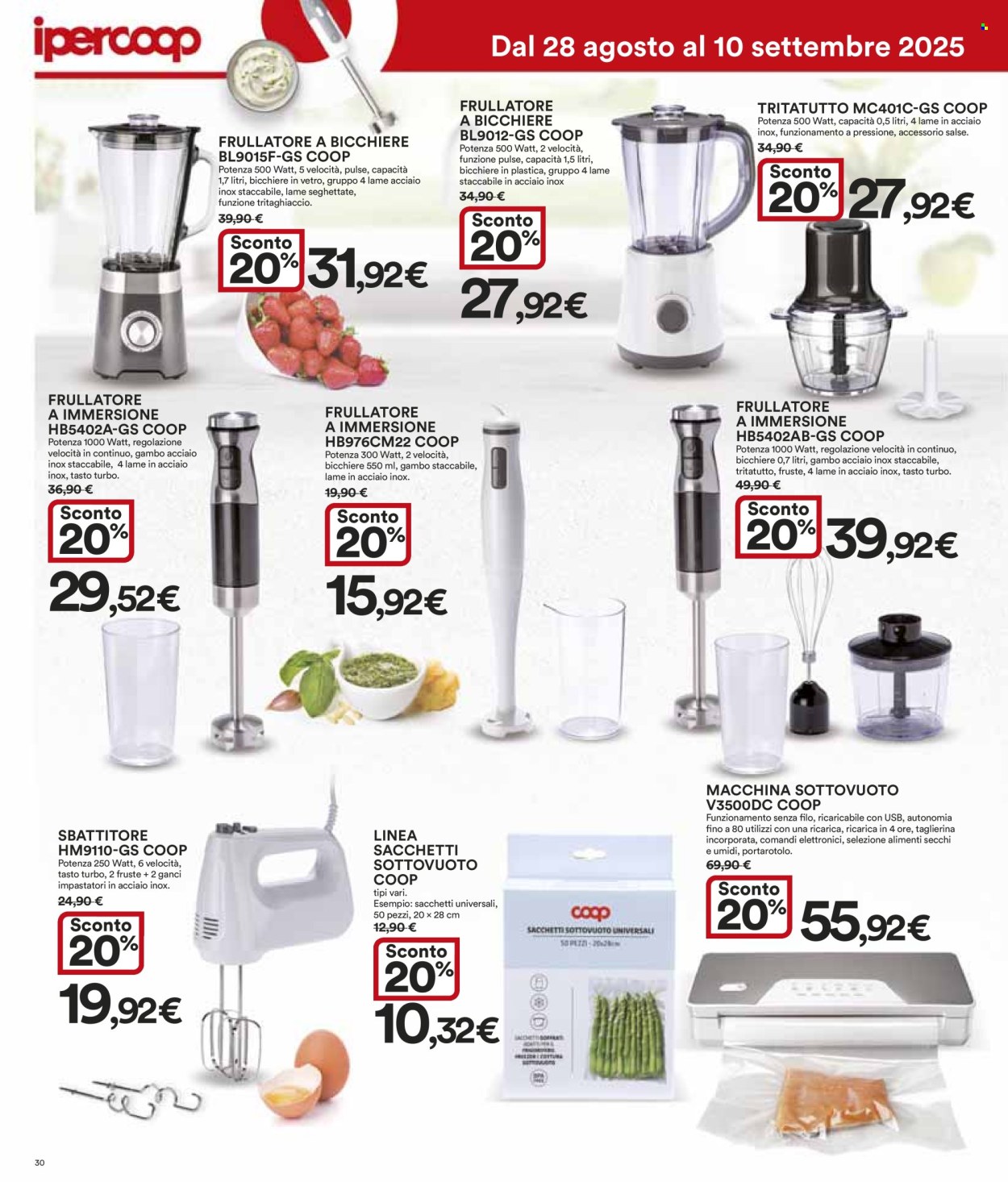 Volantino Coop - 28/8/2025 - 10/9/2025. Pagina 30