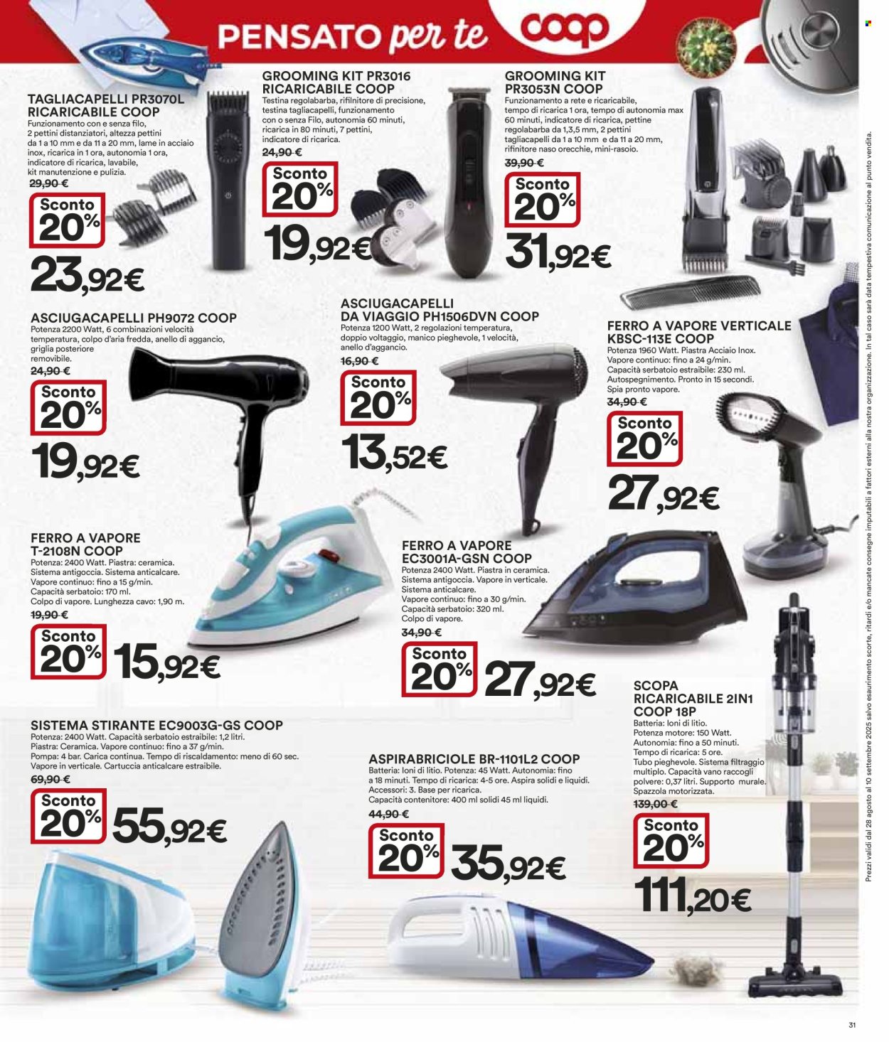 Volantino Coop - 28/8/2025 - 10/9/2025. Pagina 31