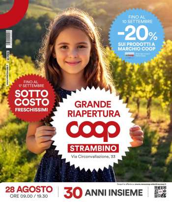 Volantino Coop - 28/8/2025 - 17/9/2025.