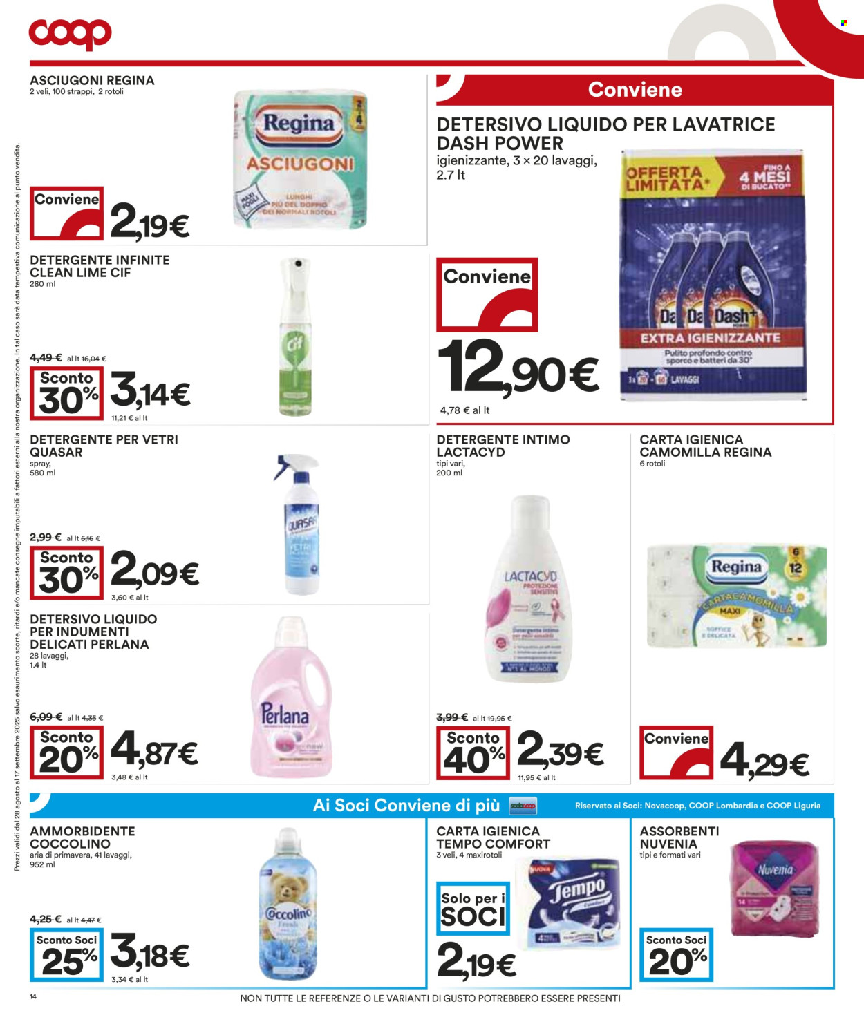 Volantino Coop - 28/8/2025 - 17/9/2025. Pagina 14