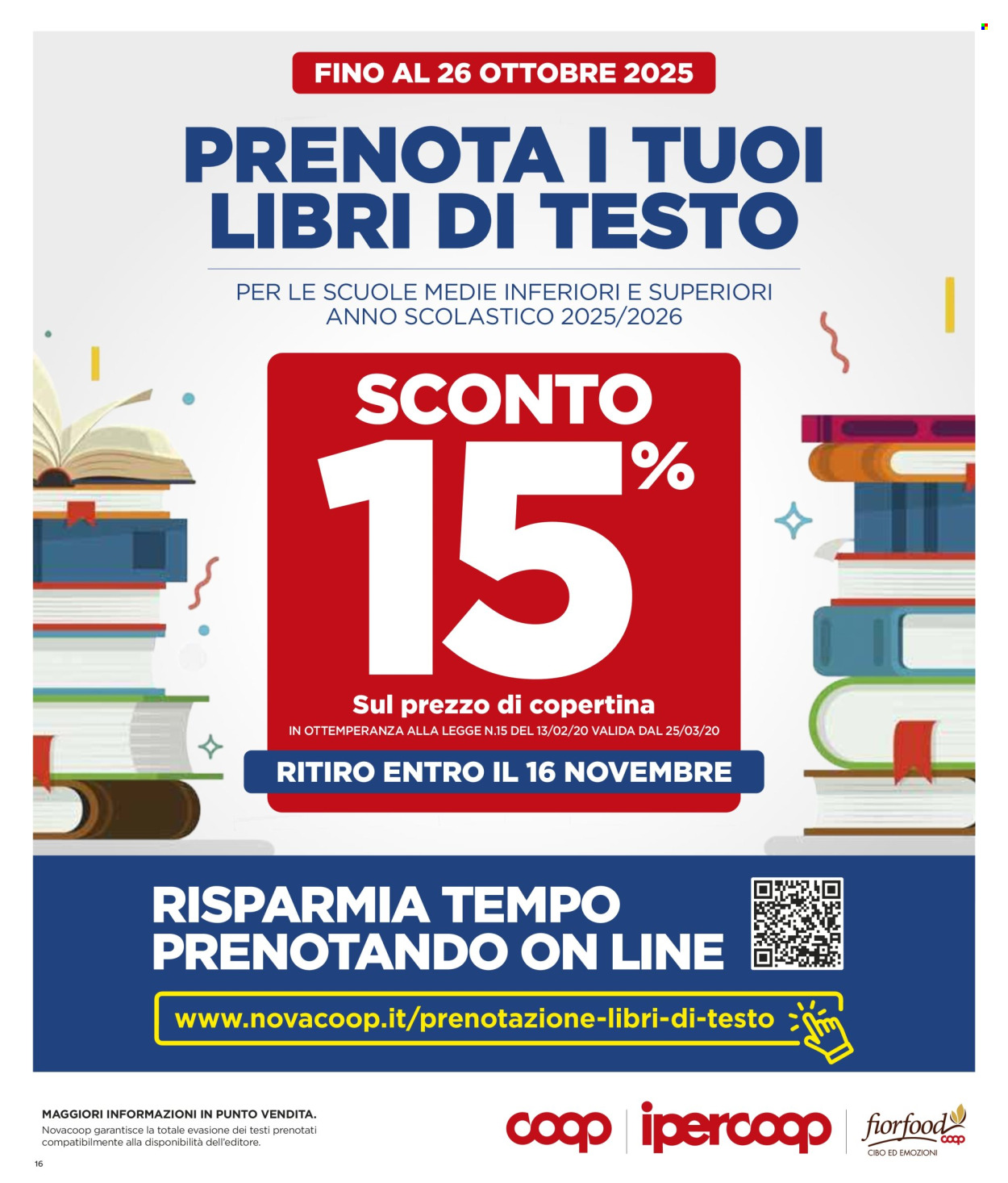 Volantino Coop - 28/8/2025 - 17/9/2025. Pagina 16