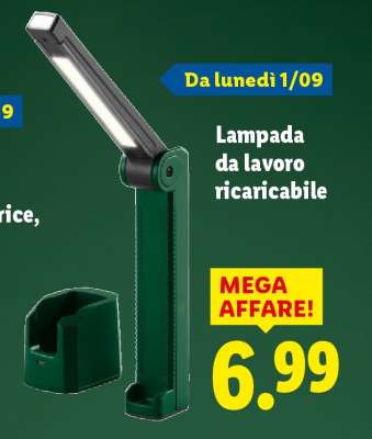 Lampada da lavoro ricaricabile
