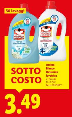 Omino Bianco Detergente Lavatrice