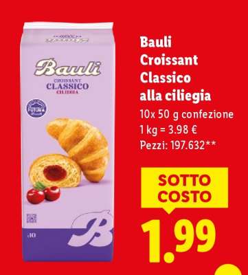 Bauli Croissant Classico alla ciliegia