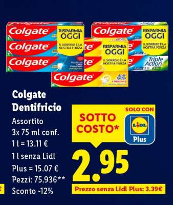 Colgate Dentifricio