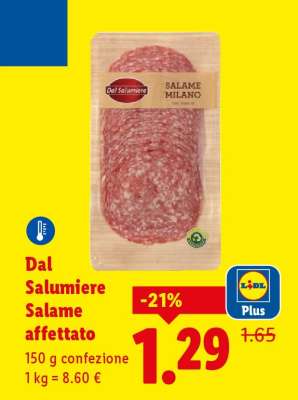 Dal Salumiere Salame affettato