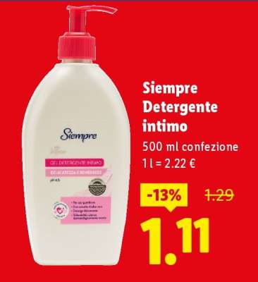 Siempre Detergente intimo