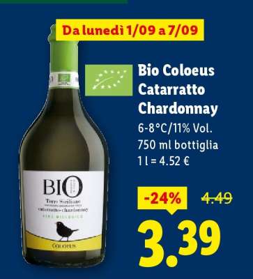 Bio Coloeus Catarratto Chardonnay