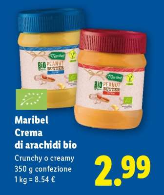 Maribel Crema di arachidi bio