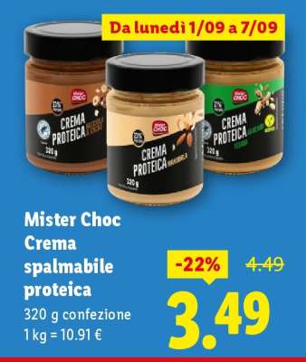 Mister Choc Crema spalmabile proteica