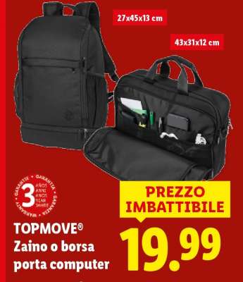 TOPMOVE® Zaino o borsa porta computer