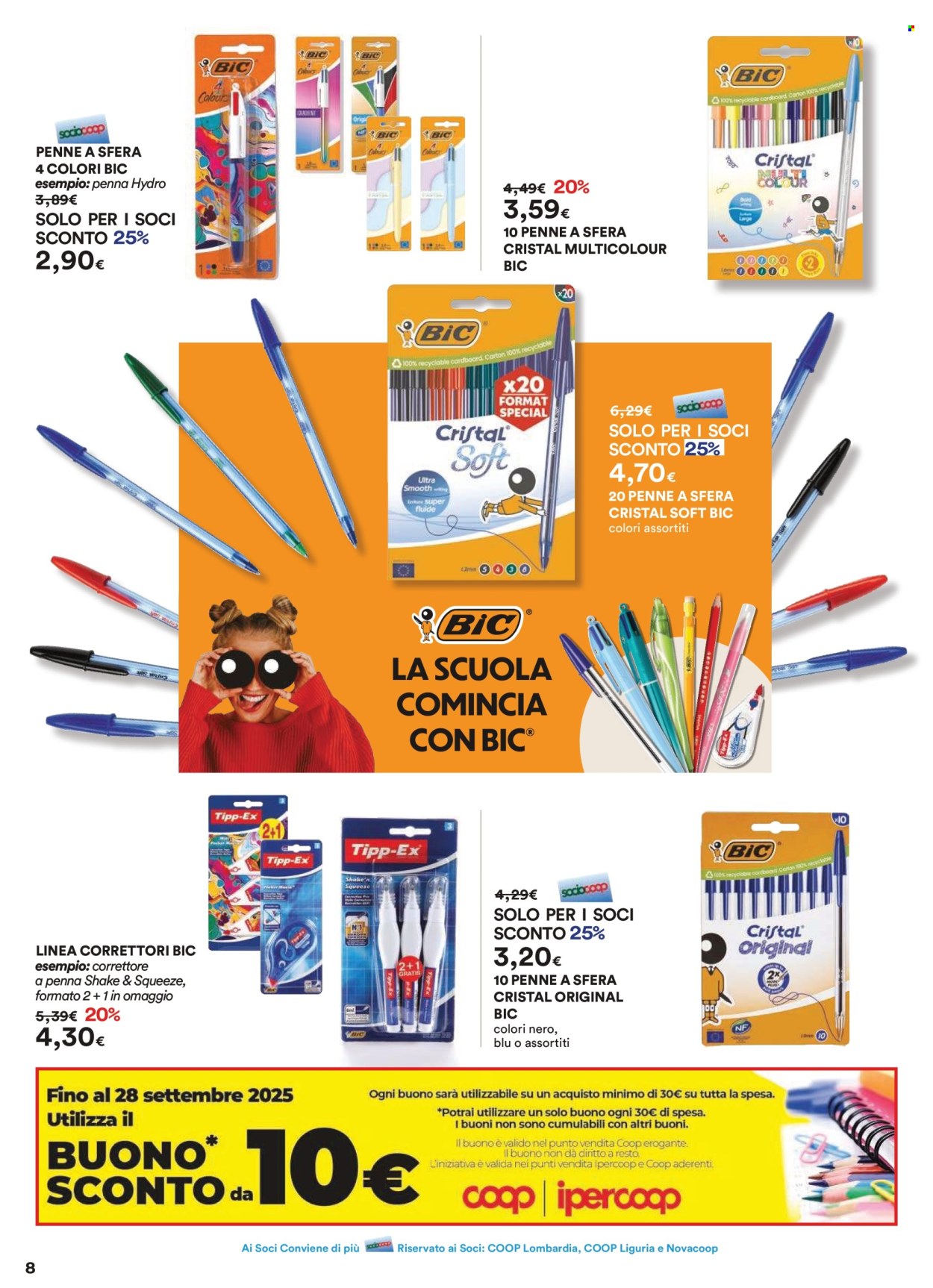 Volantino Coop - 28/8/2025 - 5/9/2025. Pagina 8