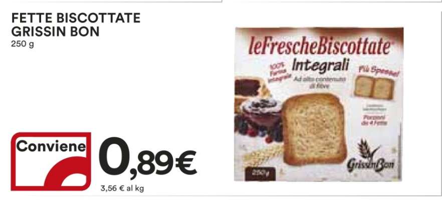 Fette Biscottate Grissin Bon