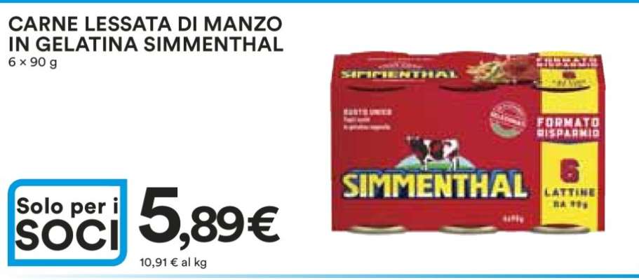 CARNE LESSATA DI MANZO IN GELATINA SIMMENTHAL