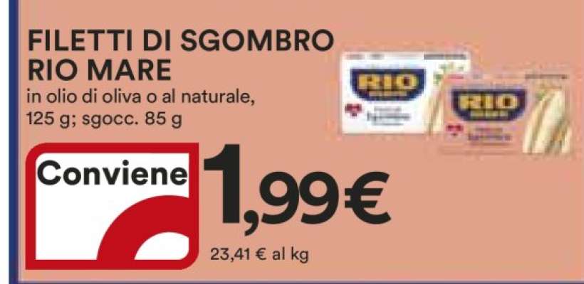 Filetti di sgombro Rio Mare