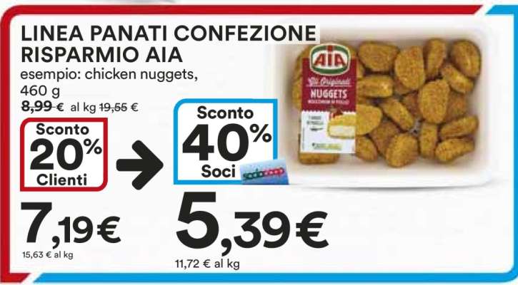 LINEA PANATI CONFEZIONE RISPARMIO AIA