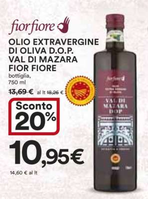 OLIO EXTRAVERGINE DI OLIVA D.O.P. VAL DI MAZARA FIOR FIORE