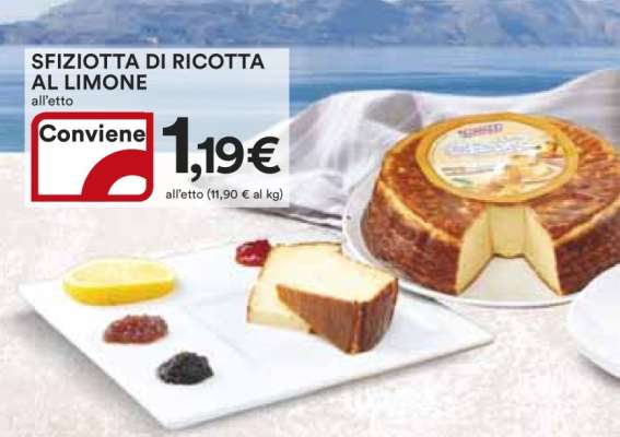 SFIZIOTTA DI RICOTTA AL LIMONE