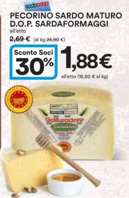 PECORINO SARDO MATURO D.O.P. SARDAFORMAGGI