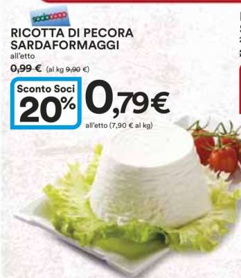 Ricotta di Pecora Sardaformaggi