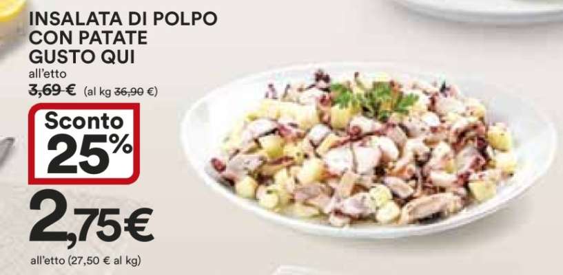 Insalata di Polpo con Patate Gusto Qui