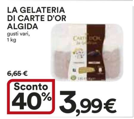 LA GELATERIA DI CARTE D’OR ALGIDA