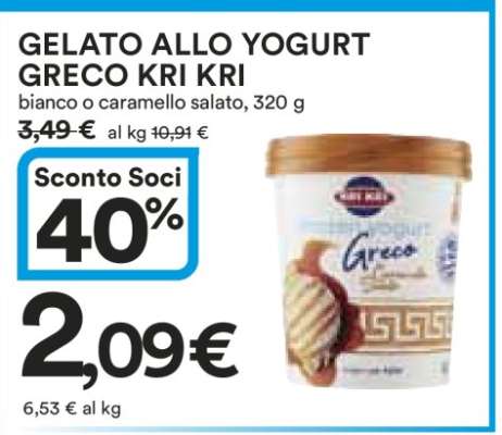 GELATO ALLO YOGURT GRECO KRI KRI