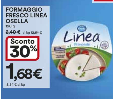 Formaggio fresco linea Osella