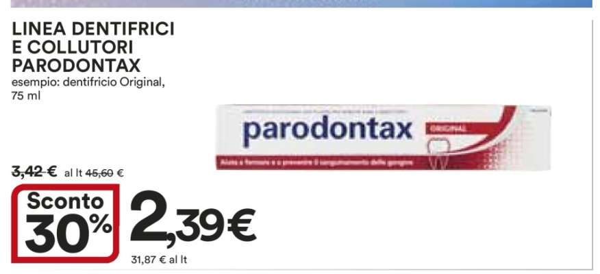 LINEA DENTIFRICI E COLLUTORI PARODONTAX