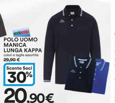 POLO UOMO MANICA LUNGA KAPPA
