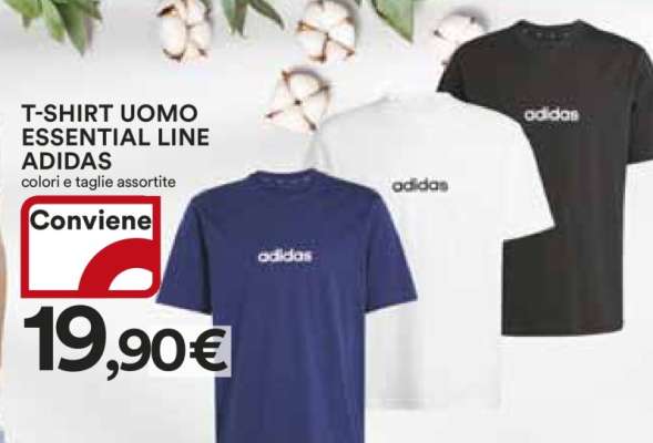 T-SHIRT UOMO ESSENTIAL LINE ADIDAS
