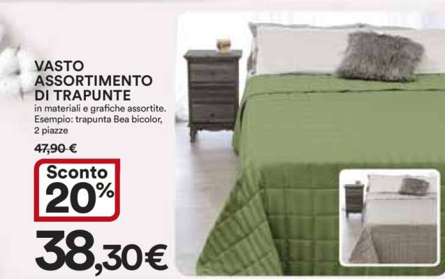 VASTO ASSORTIMENTO DI TRAPUNTE