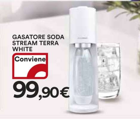 GASATORE SODA STREAM TERRA WHITE