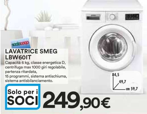 LAVATRICE SMEG LBW60IT