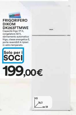 FRIGORIFERO DIKOM DK263FTMWE