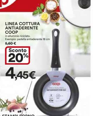 LINEA COTTURA ANTIADERENTE COOP